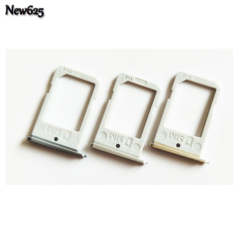 SIM Card Reader Lade Houder Slot Voor Samsung Galaxy S6 Rand G9250 G925F G9208 G920F Single/Dual sim Lade Houder