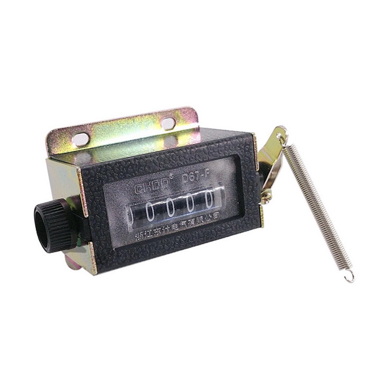 Black Casing Mechanical Pull Stroke Counter manual counter 5 Digit Mechanical Counter Manual Tally Counter digit counters