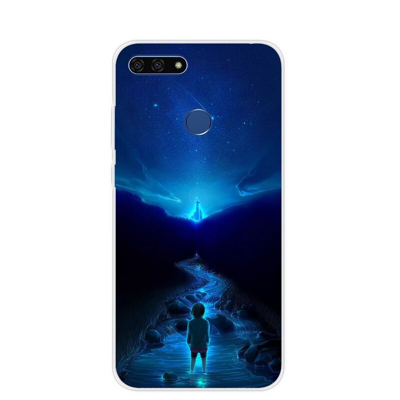 Para Huawei Honor 7C funda 5,7 "AUM-L41 Coque silicona suave TPU cubierta trasera onHuawei Honor 7C fundas Honor 7 C Honor7C 7C parachoques: 5