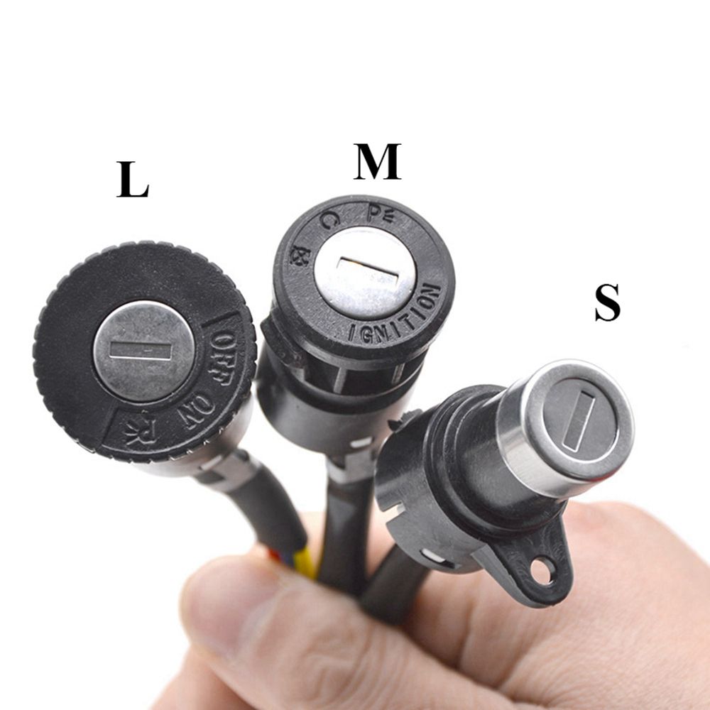 Interruptor de encendido con llave, bloqueo de potencia Universal para bicicleta eléctrica, portátil, a prueba de polvo, piezas de ciclismo para Scooter Eléctrico