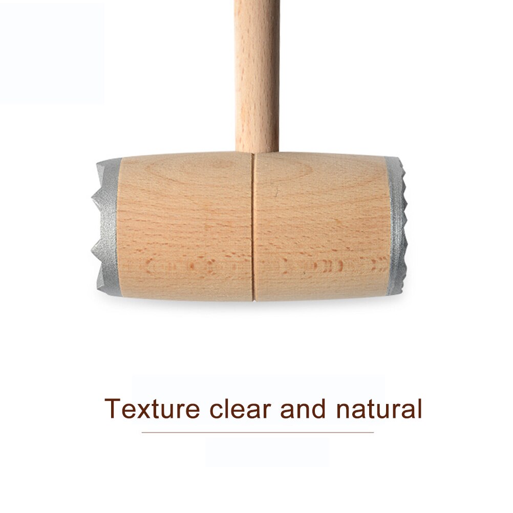Dubbelzijdige Losse Vlees Hamer Houten Vleesvermalser Steak Tenderizing Tool Keuken Accessoires