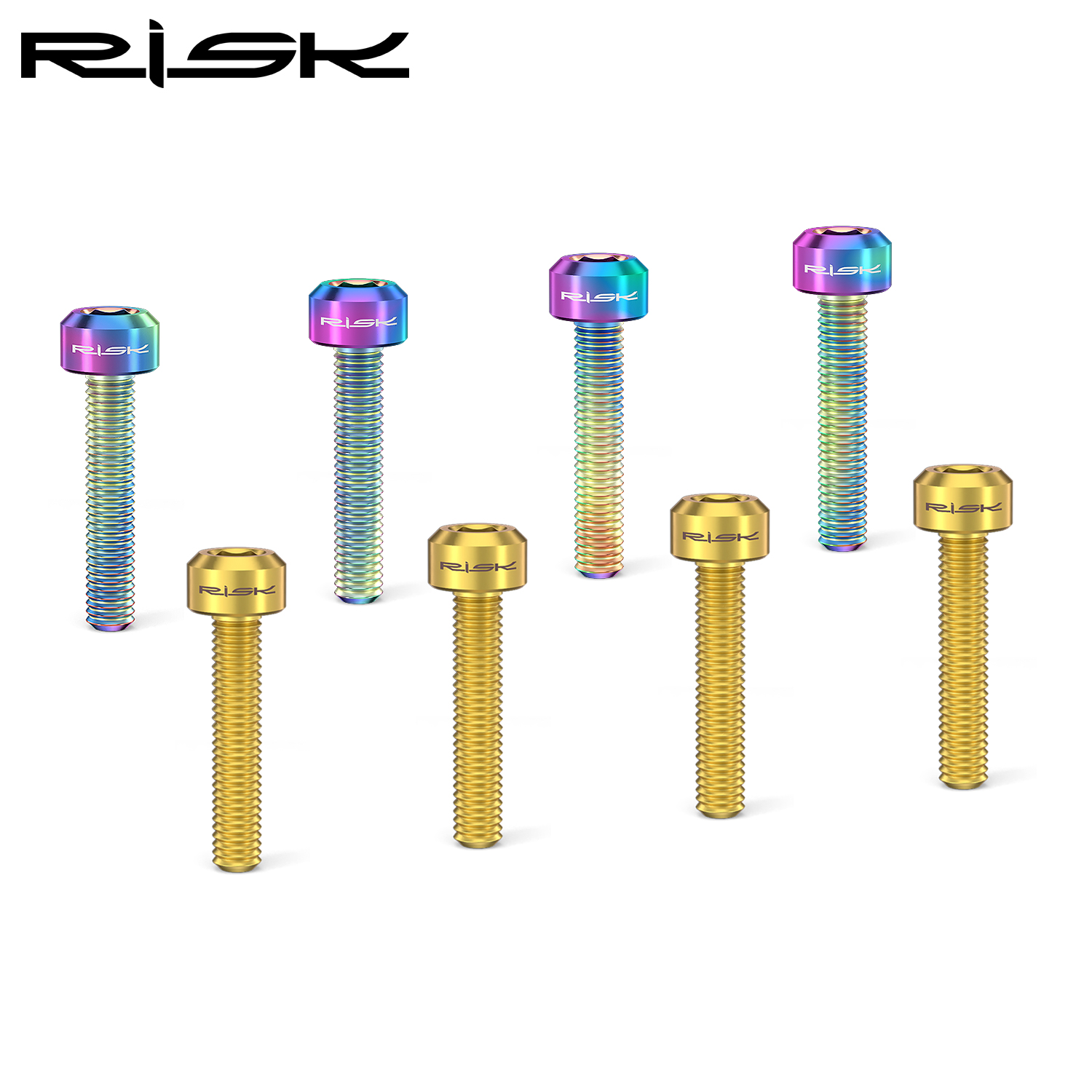 RISIKO 2 teile/beutel M5x25mm Fahrrad Bremshebel Befestigungs Schrauben Erweiterte Schrauben Für Hydraulische Scheibenbremse Verschluss Titan Rennrad