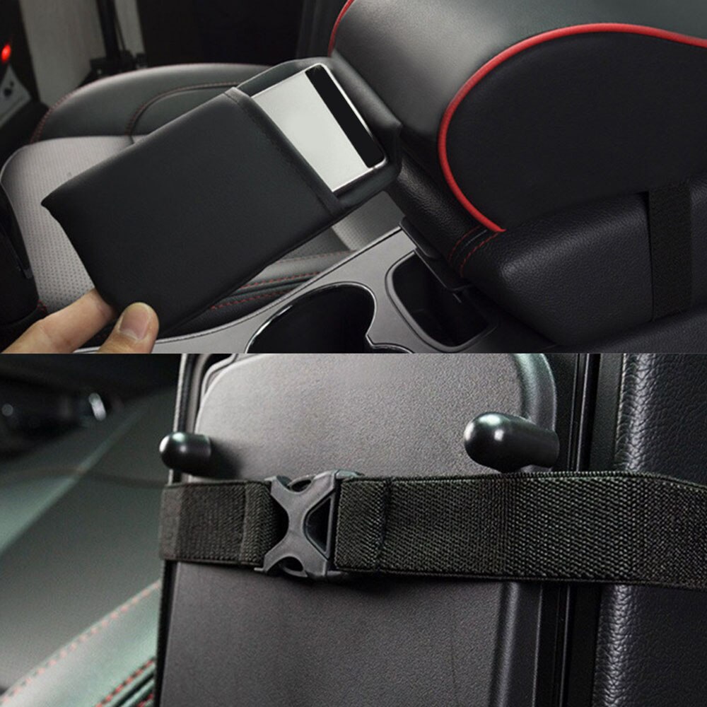 Universal Leather Car Armrest Pad Auto Armrests Car Center Console Arm Rest Seat Box Pad Cushion Vehicle Protective Car Styling