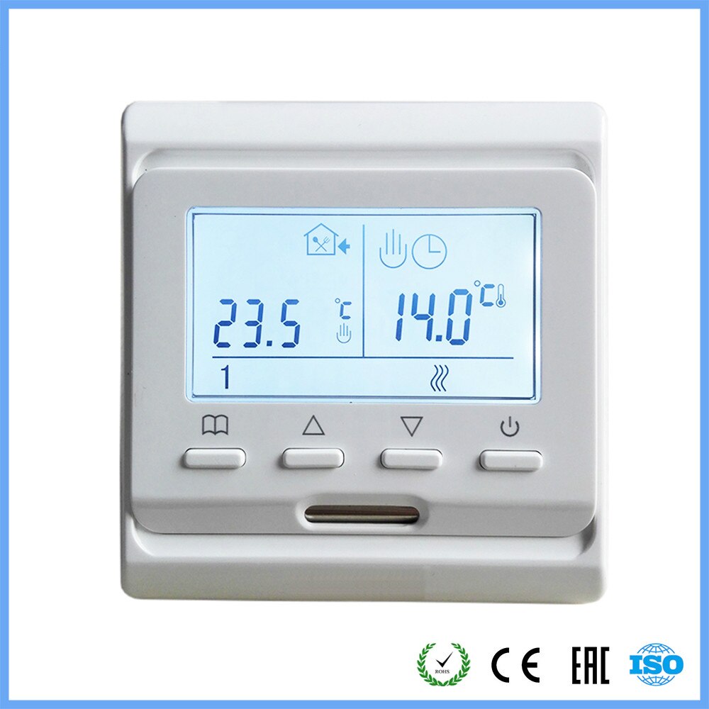 220V LCD Programmable Electric Digital Floor Heating Room Air Thermostat Warm Floor Controller( 1PC)