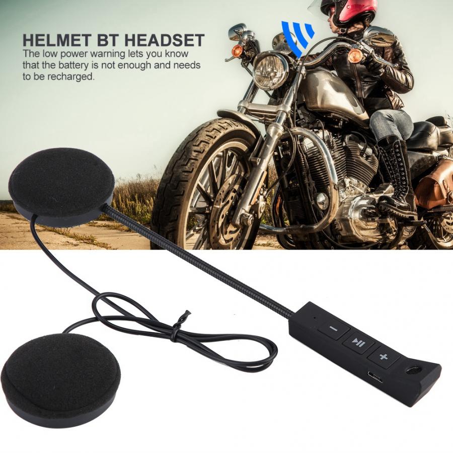 1 paar Motorhelm BT Headset Hoofdtelefoon Luidsprekers Ondersteuning handsfree Bellen intercomunicador para Motorfiets