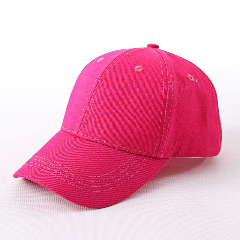 Women Hat Baseball Cap Men Solid Color Hats Casual Unisex Print Embroidery Cotton Snapback Tennis Caps