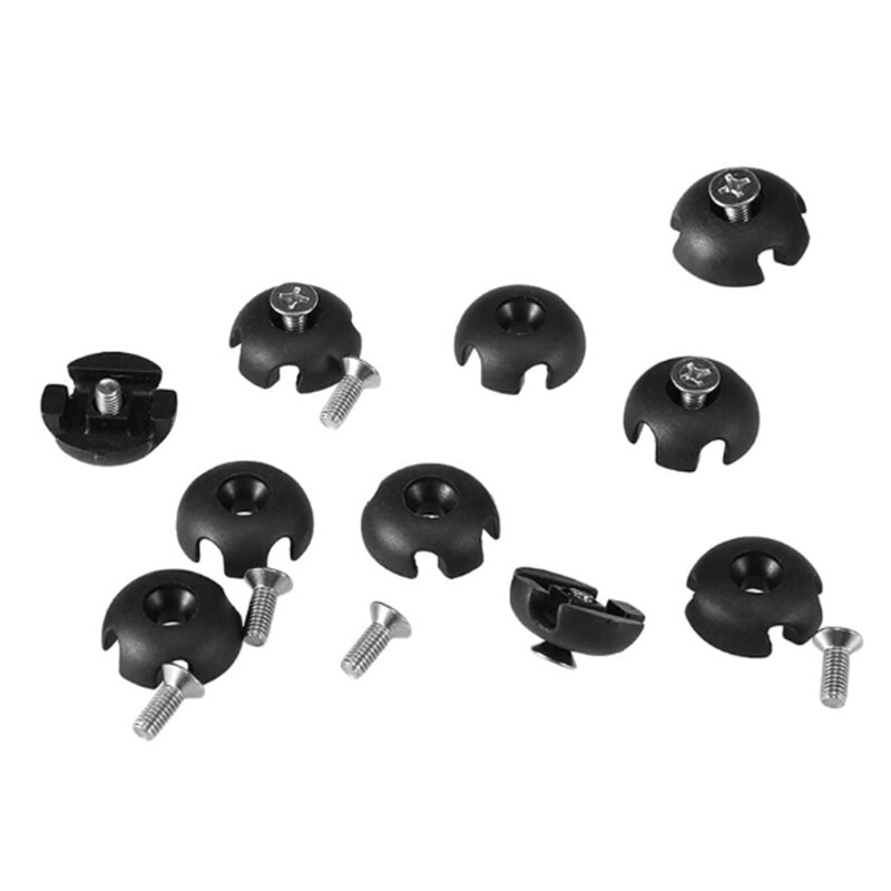 10 Stuks Deck Line Gids Ingelaste Ronde Out Pull Touw Gesp Montage Accessoires Voor Kajak Kano Boot Pull Touw Gesp