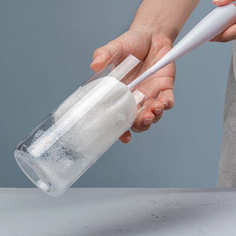 Garrafa de bebê escova de limpeza esponja escova de garrafas de leite do bebê esfregando ferramenta de limpeza de silicone cozinha cleaner para lavar a limpeza