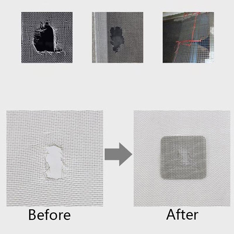 Bug Repair Screen Patch Stickers Screen Repair Stickers Fix Net Mesh Window Screen for Home Anti Mosquito Fly