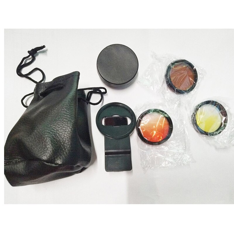 Zeewater koraal cilinder fotografie lens zee cilinder filter drie lens met macro filter aquarium blauw licht,: Default Title