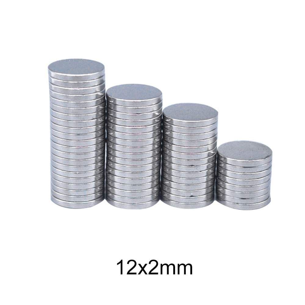 20~300pcs 12x2mm N35 Neodymium Magnet 12*2 Small Round Permanent NdFeB Disc Super Powerful Strong Magnetic Magnets 12x2 mm