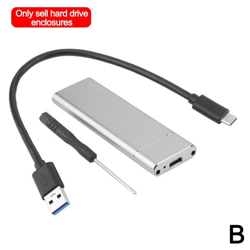 Usb 3.1 Type C Naar M.2 Ngff Adapter Externe Harde Schijf Behuizing Ssd B-Key Sata Protocol State Drive behuizing 6Gbps: B