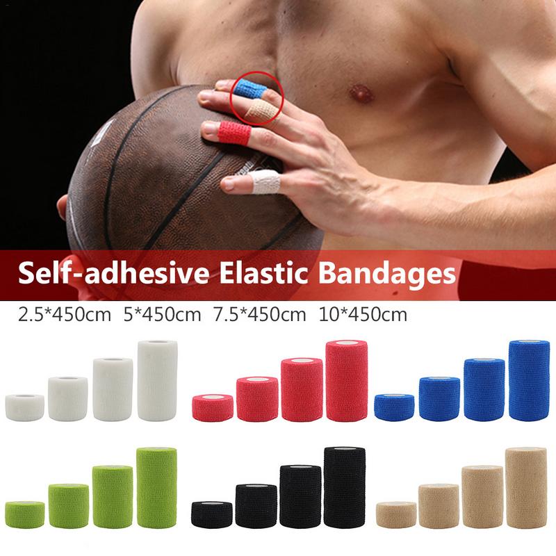 Bandage élastique de Protection de sport, tissu non tissé, couleur auto-adhésive, Bandage élastique doit être uniforme, Incision nette