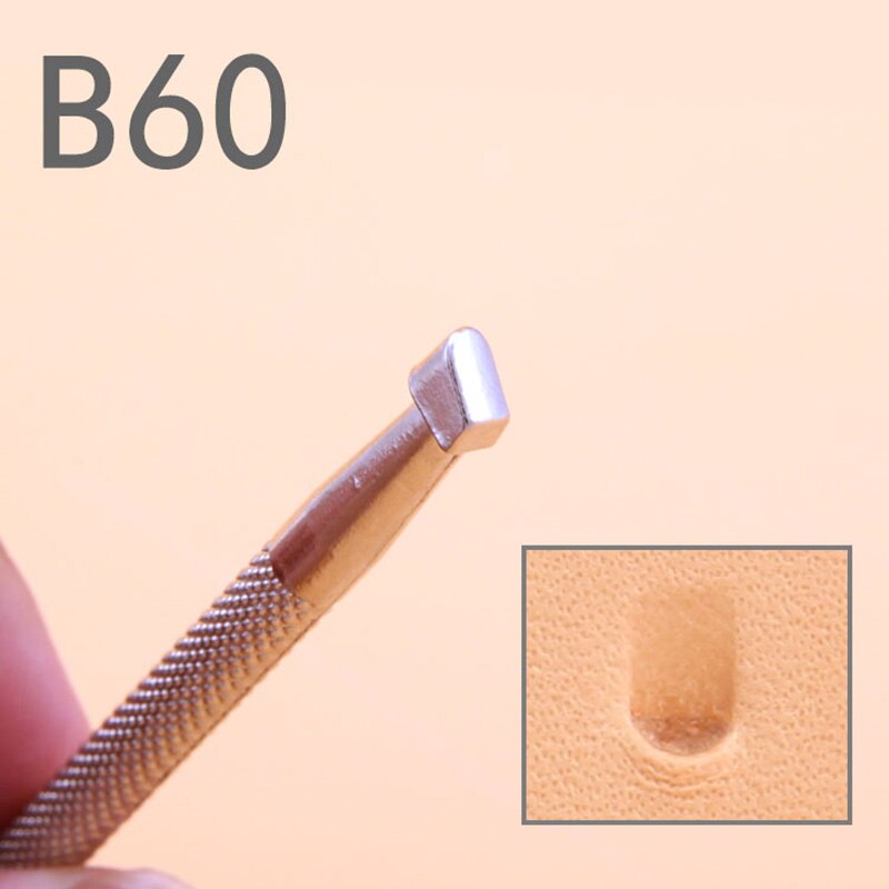 DIY Engraving Tools Handmade Metal Stamp and Die Sets Stamping Tool Leather Craft Working Flowers Embossing Patterns Carving: B60