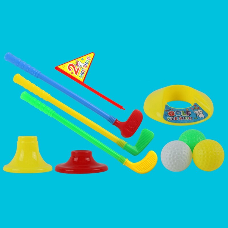 10 Stks/set Golfbal Training Kit Indoor Outdoor Training Praktijk Kids Security Praktijk Speelgoed Kinderen