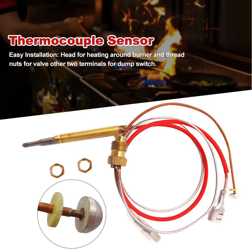 Med møtrikker holdbar have metal endeforbindelse let installation sikkerhed termoelement sensor justerbar højde udendørs terrasse gasvarmer