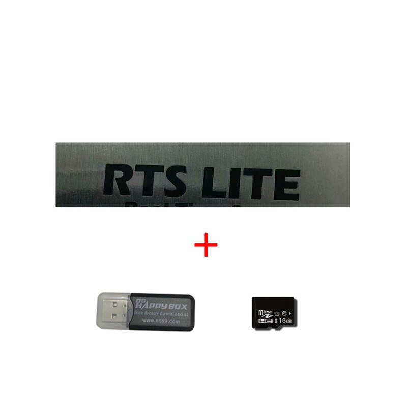 adaptador USB R4 SDHC con lector de tarjetas SD TF de 16G oro Pro/Blanco/Plata 3 colores para Nintend NDS/3DS/2DS/NDSL: RTS LIFE with 16G