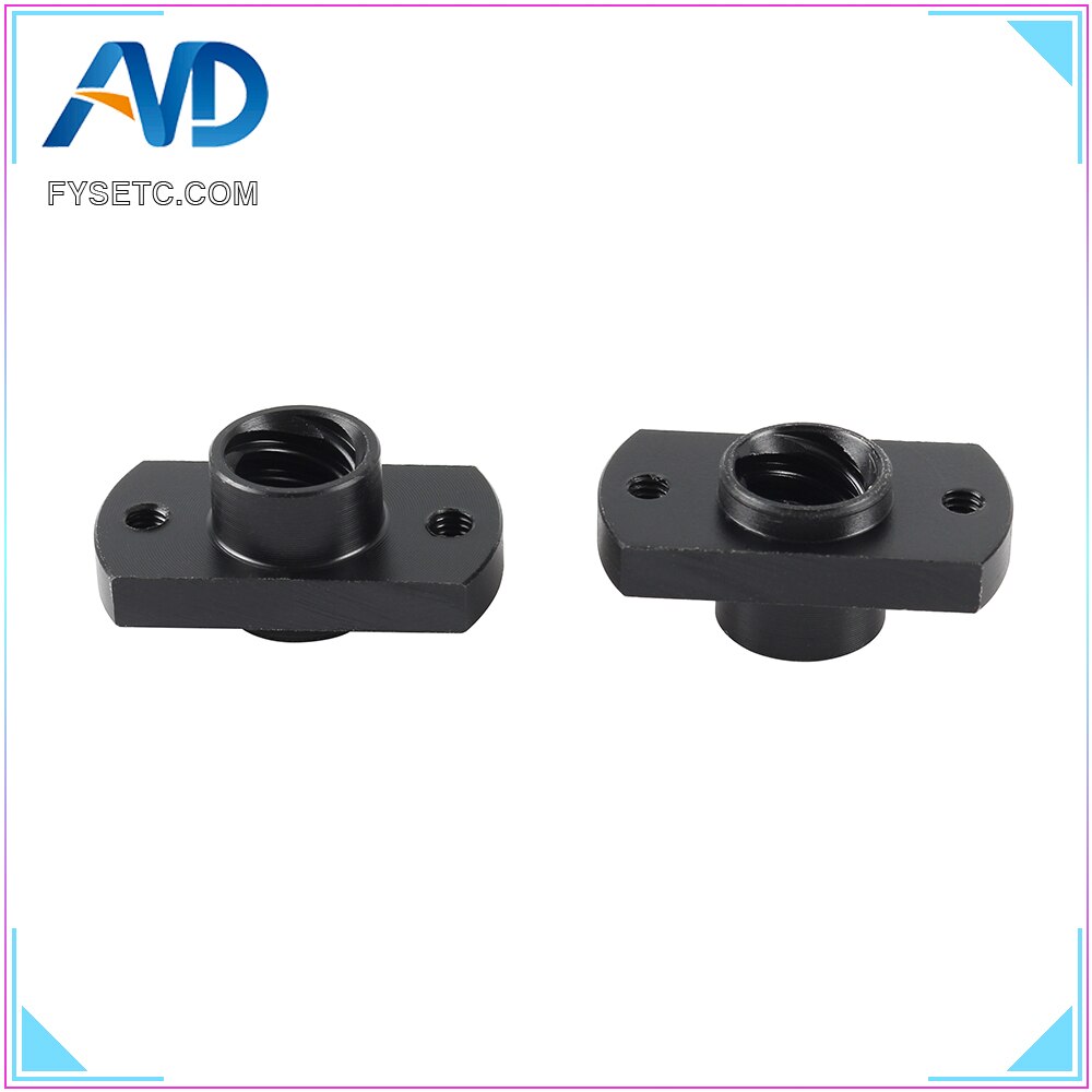 3D Printer Z Axis Trapezoid Motor Screw Nuts T8 Nut POM Nut Lead 8mm Pitch 2mm For CR10 CR-10S Ender-3 Lead Screw