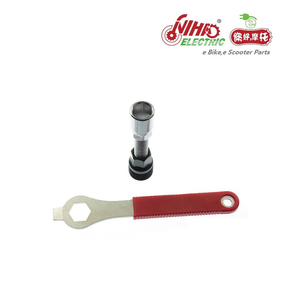 5 E-BIKE Crank Puller Remover Wrench Tool with crankset eBike Electric Bicycle e Bike E Scooter Parts NIHAO ZTECH