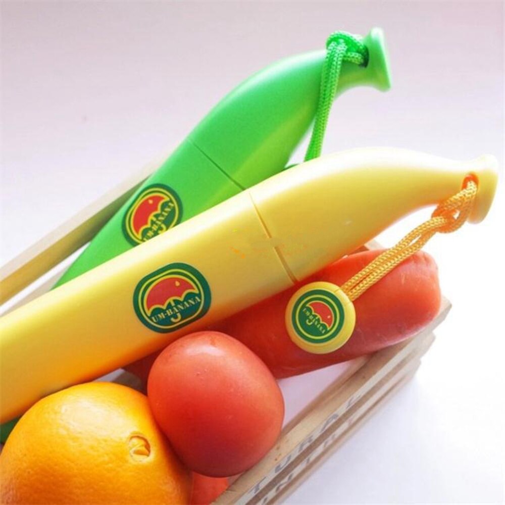 Parasol Cute Umbrella and Banana Paraguas Rain For Women As Novelty Kids Protection Windproof Folding Umbrellas