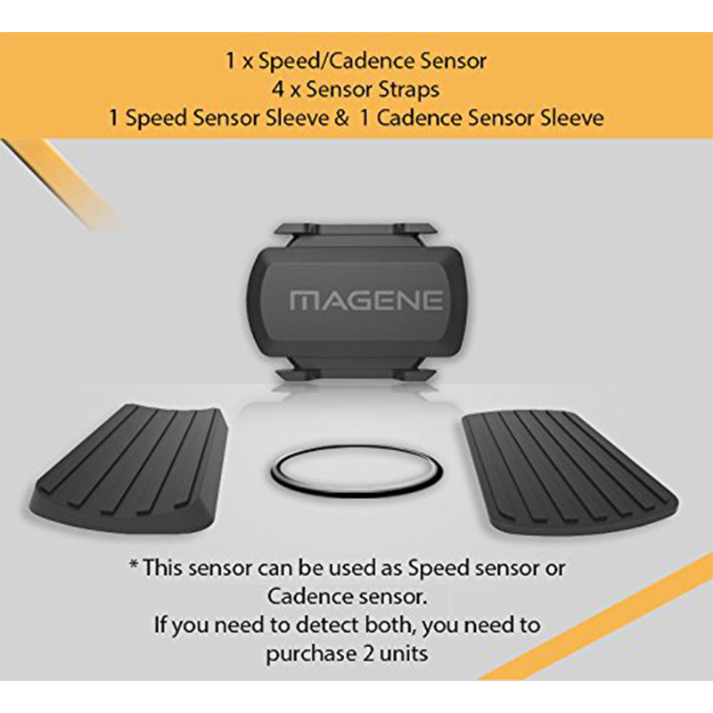 Ordenador de bicicleta Zwift ANT + Dongle, pegatina USB ANT + Bluetooth, Sensor de cadencia de velocidad, para entrenamiento en interiores, Compatible con Garmin Bryton: speed cadence sensor