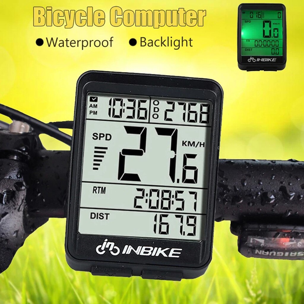 Code Meter Bicycle Code Meter Calculation Distance Wireless Liquid Crystal Odometer Universal Lock And Road Mountain Bike