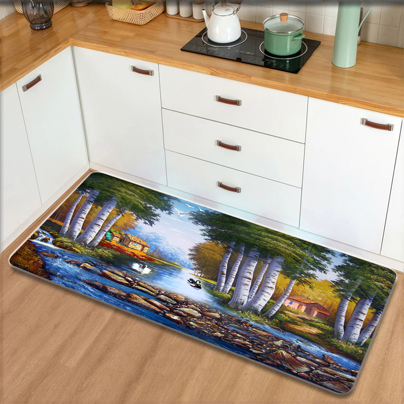 Mata podłogowa robić dywan kuchenny drzewo artystyczne mata robić salonu dywanik kuchenny wycieraczki dywaniki dywany robić sypialni wycieraczka absorpcyjna wody: DM000137 / 40 cm x 60 cm