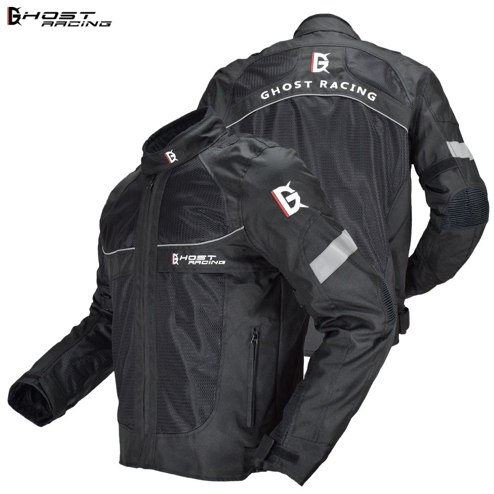 Ghost racing motorjas, winddichte motorjas, volledige beschermende kleding voor motorfietsen, winter motorkleding