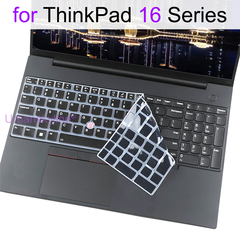 Tastaturabdeckung für Lenovo ThinkPad 16 Z16 P1 E16 P16v Extreme Gen 7 6 5 4 3 2 X1 Silikon-Schutzhülle