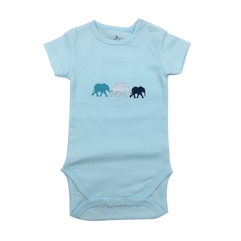 100% baumwolle Fantasie Baby Karosserie Kleinkind Gesamt Insgesamt Kurzarm Körper Anzug Sommer Baby Kleidung einstellen: 4 / 18m