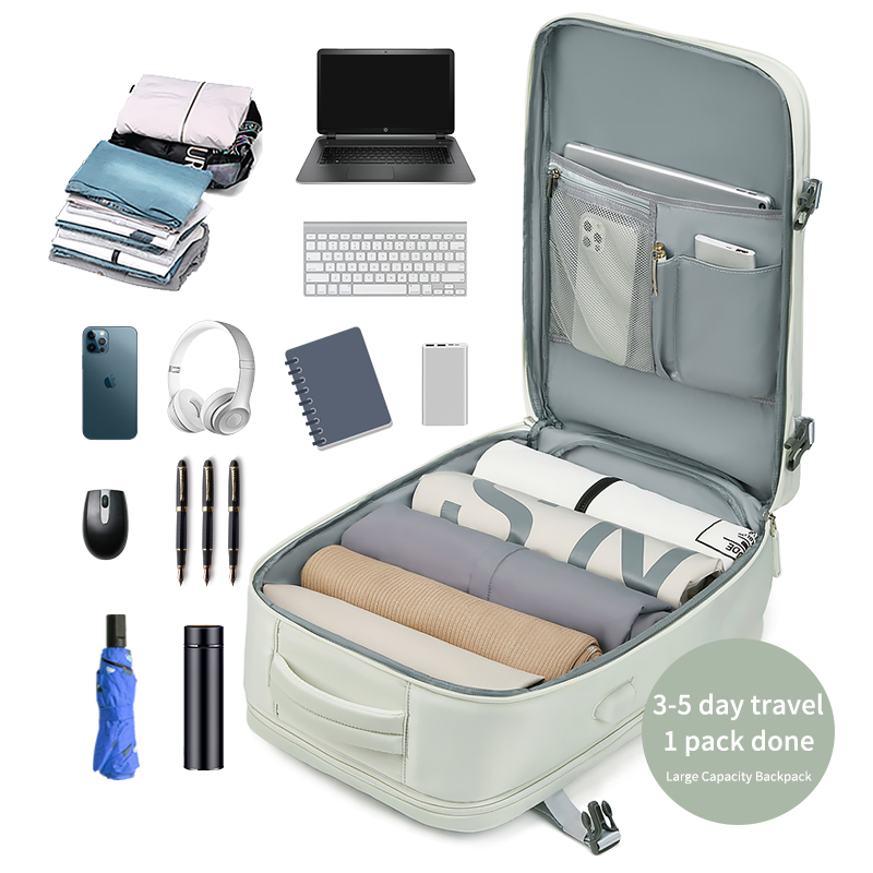 Woman Travel Backpack Business 16 Inch Laptop Backpack School Backpack USB Charging Waterproof Backpack With Shoe Bag