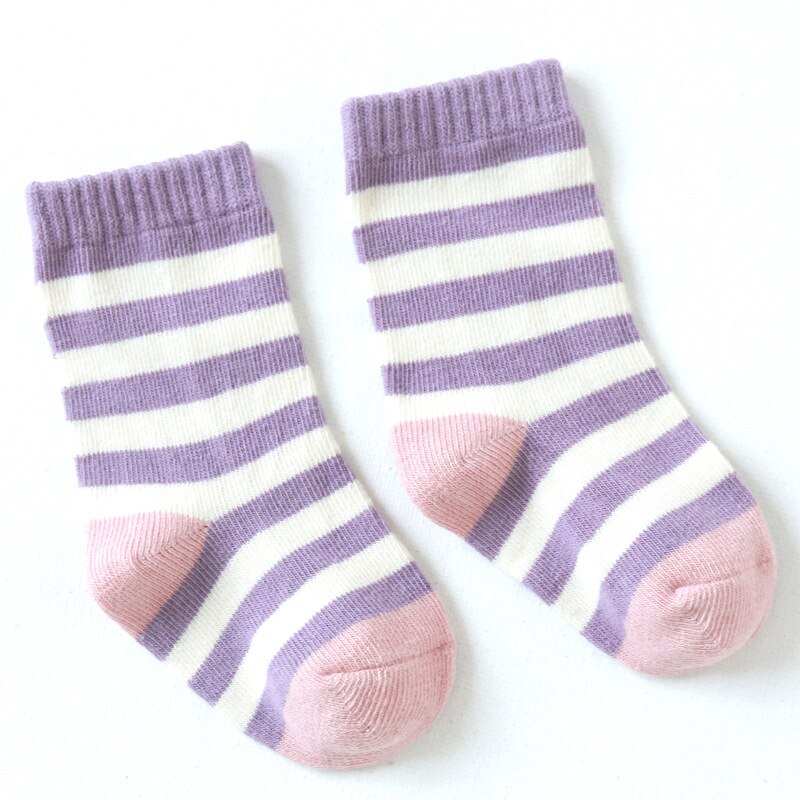 2020 nowych dzieci bawełniane w paski skarpetki chłopcy dziewczęta modne skarpetki dzieci babie lato miękkie skarpetki