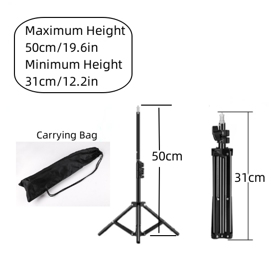 Rp01 suporte de luz de liga de metal resistente, tripé de 160cm para estúdio fotográfico, softbox, vídeo, flash, refletor, iluminação, suporte de fundo: Branco