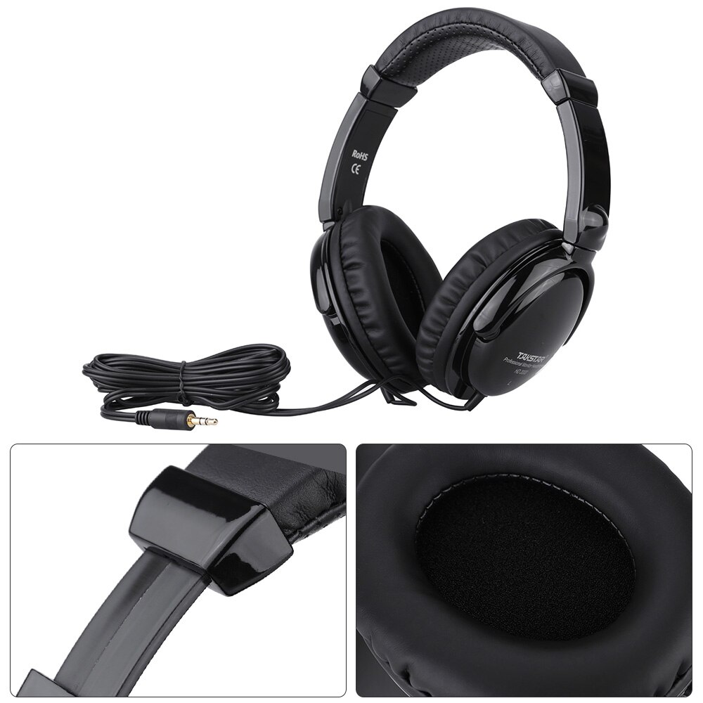 Takstar HD 2000 Wired Stereo Dynamic Monitor Headphone Headset for Guitar PC Computer CD Player Walkman MP3 MP4 Earphone