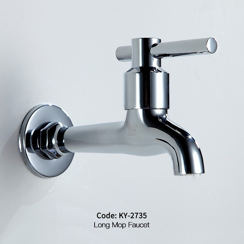 KAIYING Brass Decorative Outdoor Faucet Garden Bibcock Tap Bathroom Washing Machine Faucet Toilet Mop Pool Taps: 2735