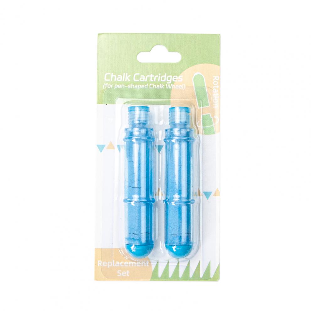 Fabric Marking Sewing Chalk Thread-on Refillable Sewing Chalk Erasable Sewing Chalk Marker for Quilting Crafting Fine for Sewers: Blue