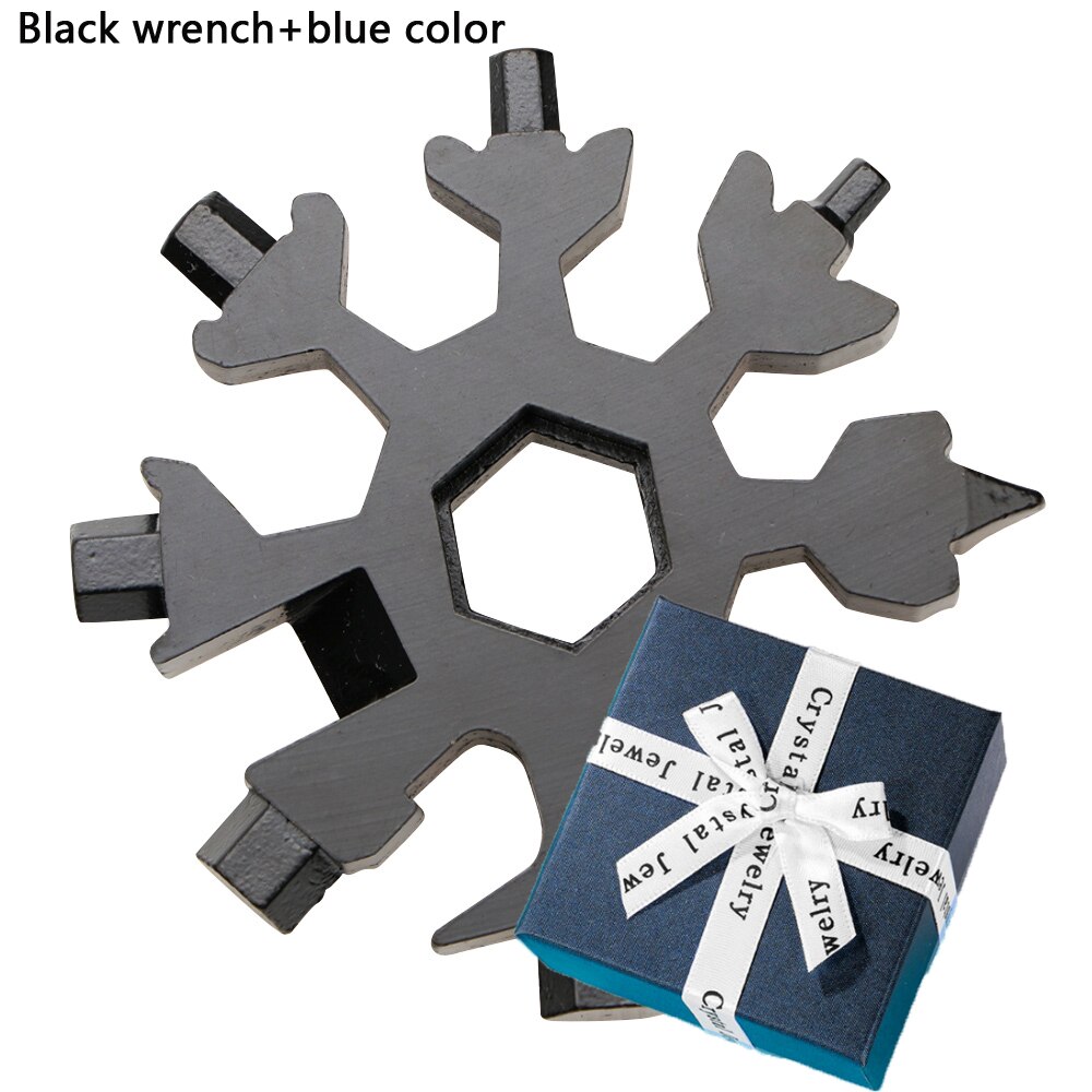 18 in 1 Tragbare Multifunktionale Schneeflocke bilden Schlüssel Saker 18-in-1 Schneeflocke Multi-Werkzeug Mini Tasche schlüssel: Anderes