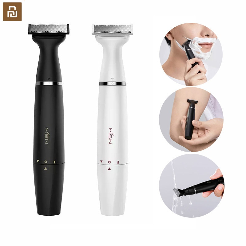 Afeitadora eléctrica multiusos youpin MSN T3, con cuchilla maquinilla de afeitar, maquinilla de afeitar para secar y fregar cuerpo, piernas, axilas, pelo, cejas, estilismo