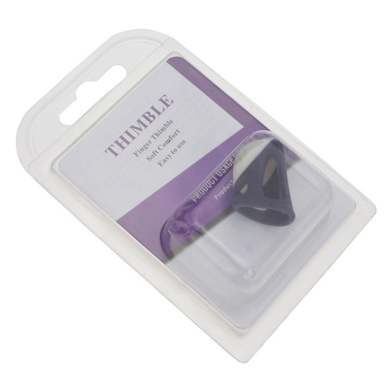 Dedal Protector de dedos para costura, herramientas de bricolaje para el hogar, accesorios de artesanía acolchados, cómodos y antideslizantes, FT0821