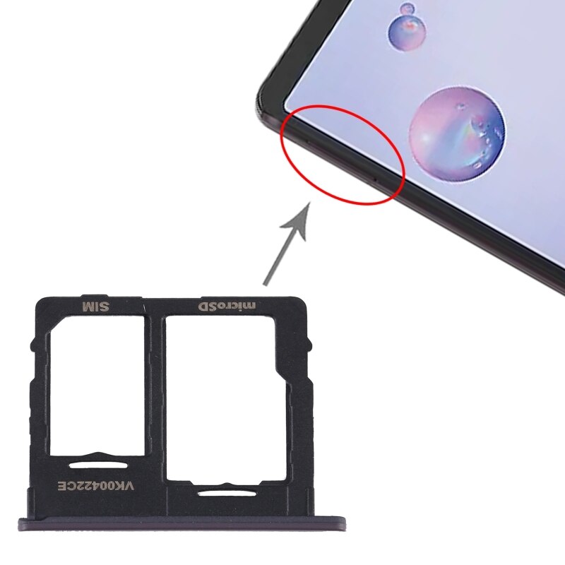 Sim Card Tray + Micro Sd Card Tray Voor Samsung Galaxy Tab Een 8.4) / SM-T307U