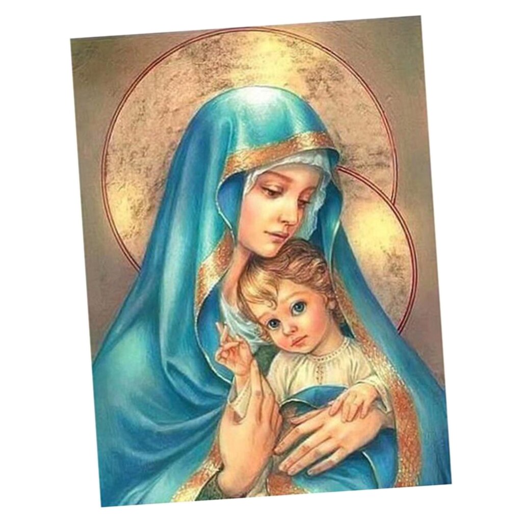 Madonna diamante bordado pintura strass ponto cruz decoração para casa presente perfeito ornamento 20x25cm