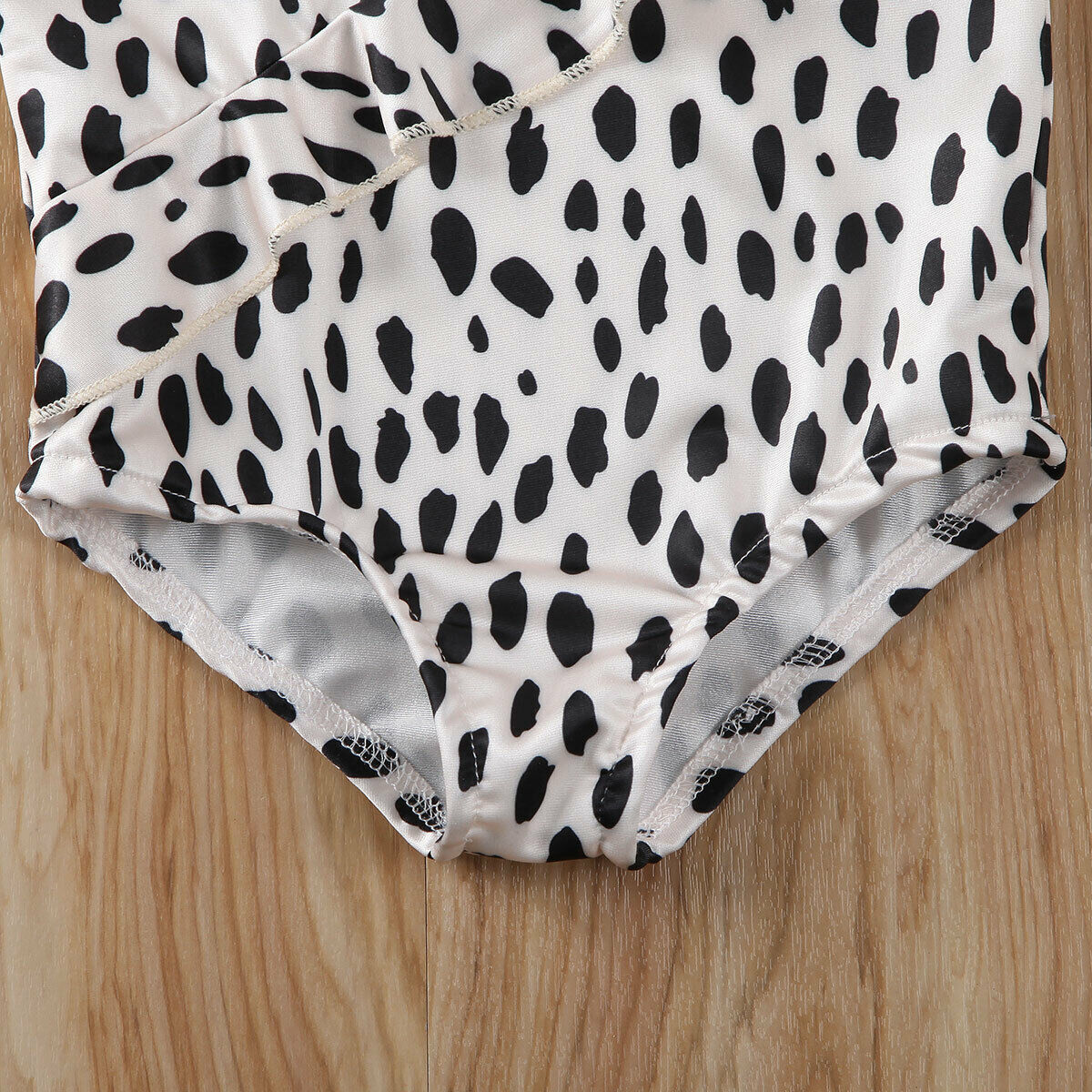 Kinderen Meisje Luipaard Print Badmode Monokini Een Stuk Badpak Strand Zwemmen Kostuum