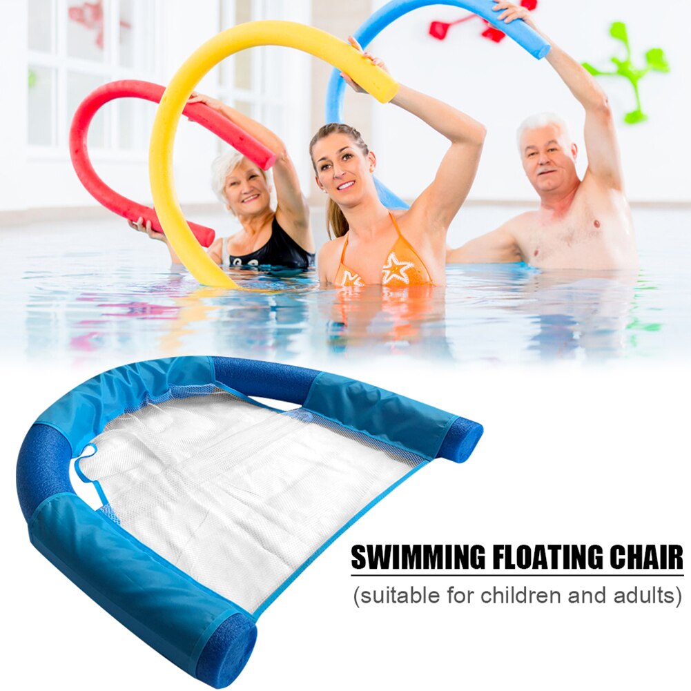 4x Zwemmen Drijvende Stoel Noodle Net Volwassen Kids Zwembad Water Float Stoel Mesh Lichtgewicht Strand Piscina Ring Zwembad Accessoires