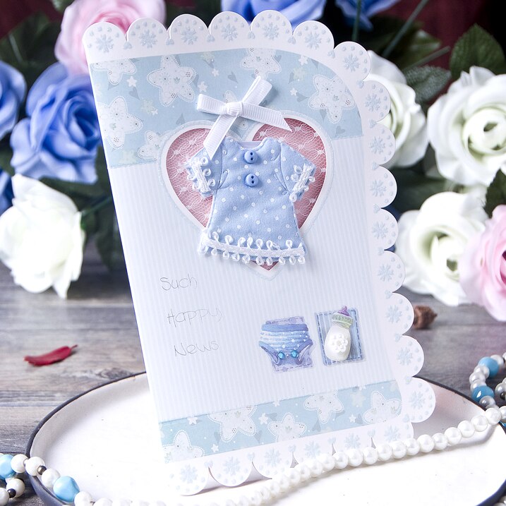 Tarjeta de cumpleaños tridimensional para bebé, invitaciones de luna llena de estilo europeo, ceremonia de nacimiento, invitaciones de boda, banquete de 100 días