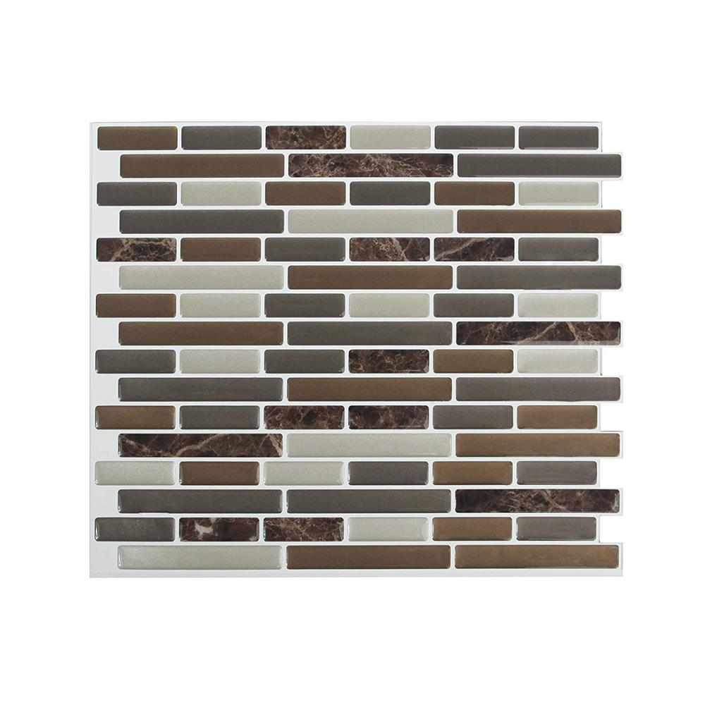 Self Adhesive Vinyl Wallpaper 3D Peel and stick Wall Brick Tile for bathroom and kitchen backsplash - 1 Sheet: 24088