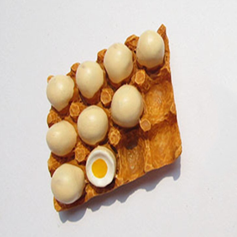 Europeo Uova Formaggio di Latte Colazione pasta Magnetica 3D Frigorifero Russo Magneti Magnete Del Frigorifero Precoce bambino di Istruzione: F