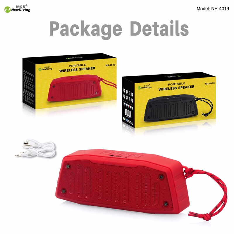 Portable Bluetooth speaker Draagbare Draadloze Luidspreker Sound Systeem Stereo Muziek Geluid Surround Waterdichte Outdoor Speakers