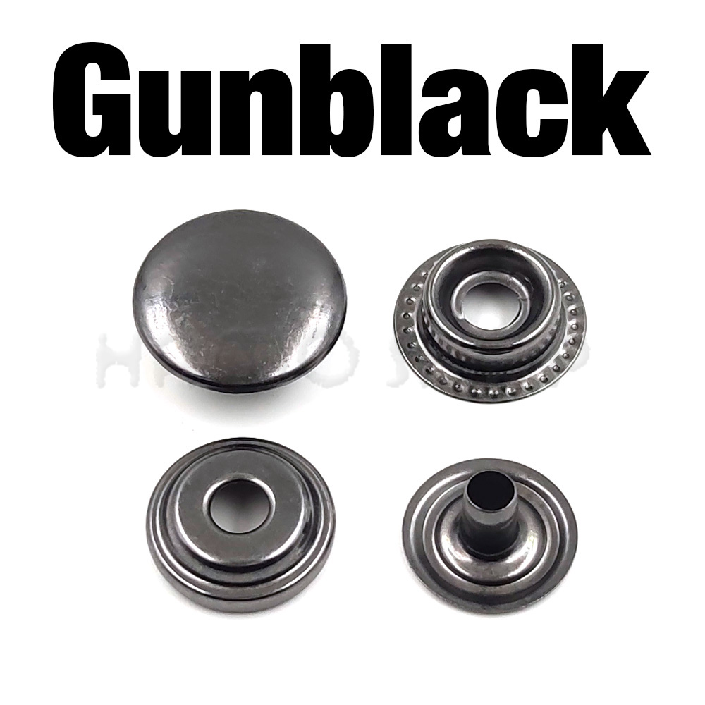 25Sets 100pcs 203/201 Metal Snap Fasteners Snaps Button Press Studs Sewing Button For DIY Clothes Garment Bag Shoes Leathercraft