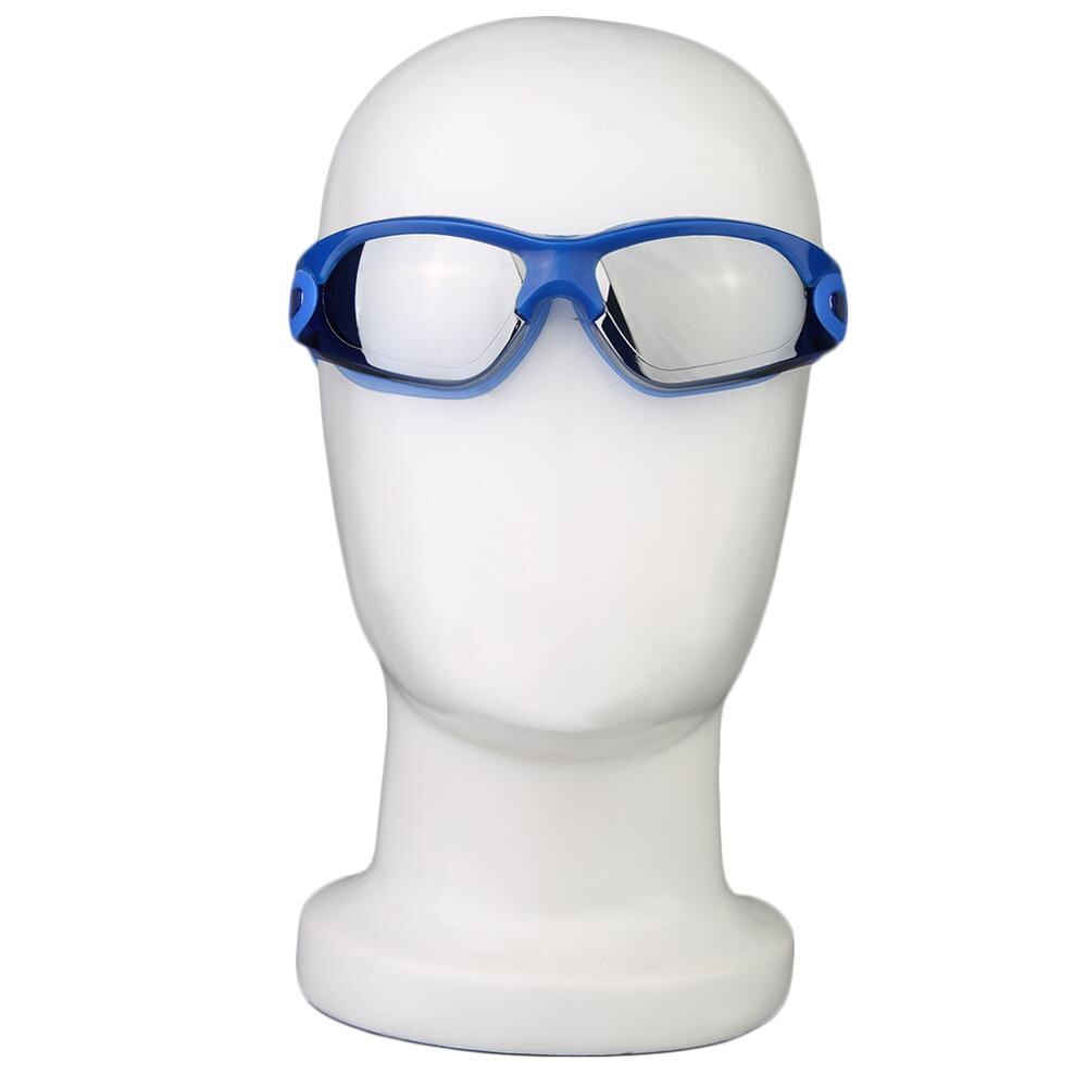 Resistance WaterProof Swim Glasses Electroplating AntiFog Swim Goggles Polycarbonate Lenses to Resist Impact: Default Title