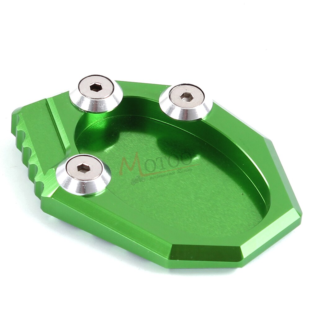 Motoo CNC Aluminium Motorfiets Side Stand Pad Uitbreiding Plaat Kickstand Extension voor KAWASAKI z900
